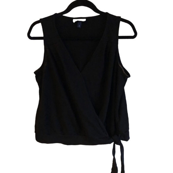 Universal Thread Tops - Universal Threads Sleeveless Wrap Shirt w/ Tie at the  Bottom